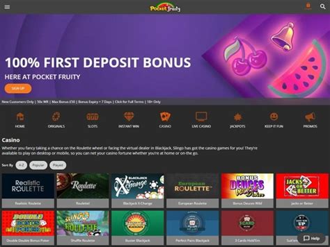 pocket fruity casino|Pocket Fruity Casino Bonus ️ Free Spins No Deposit.